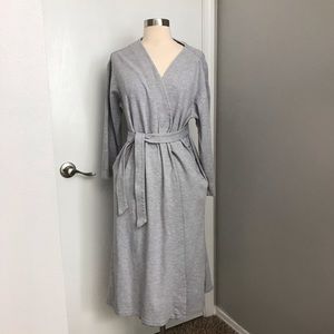 Hanna Andersson Gray Cotton Bathrobe